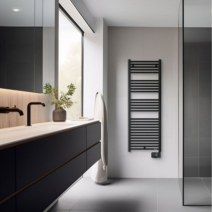 Theola Electric Heated Towel Rail White