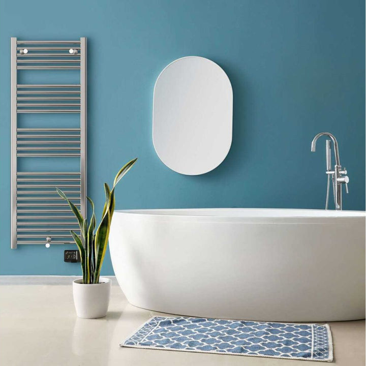 Theola Electric Heated Towel Rail White