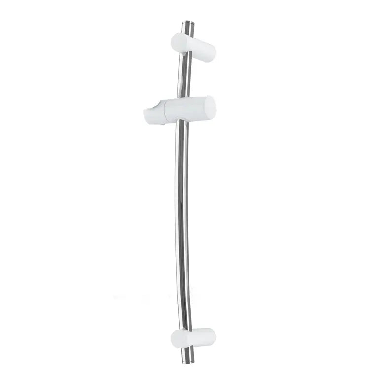 Triton Alfie Curved White Universal Shower Riser Rail Kit