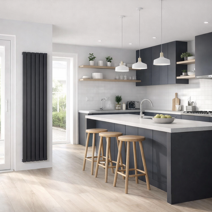 Valerie Vertical Flat Panel Radiator (Anthracite)