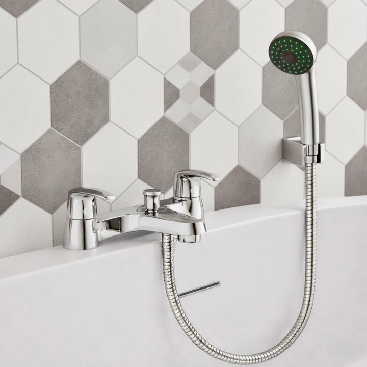Velora - Cove Bath Shower Mixer Chrome