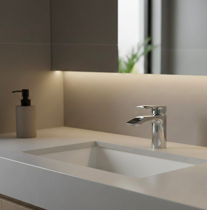Velora - Luma Basin Mixer - Chrome
