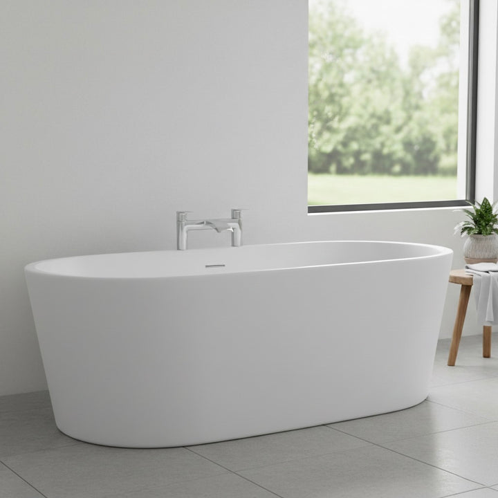 Velora - Luma Bath Filler - Chrome