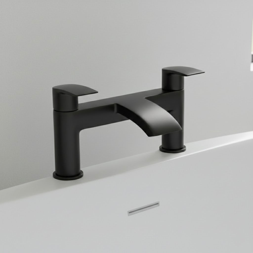 Velora - Luma Bath Filler - Matt Black