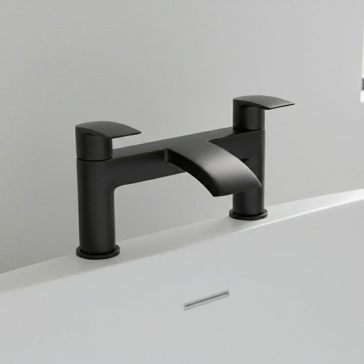 Velora - Luma Bath Filler - Matt Black