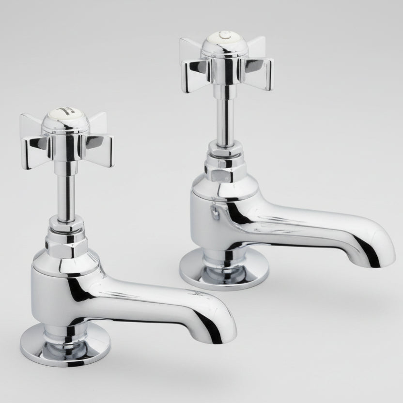 Cashel Traditional Bath Taps Pair Chrome