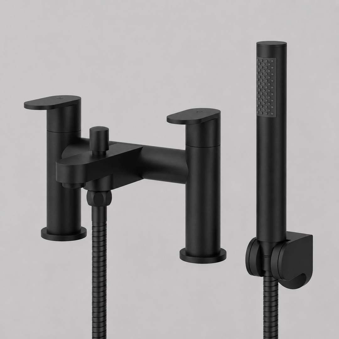 Bryant Bath Shower Mixer Tap with Handheld Spray – Matt Black