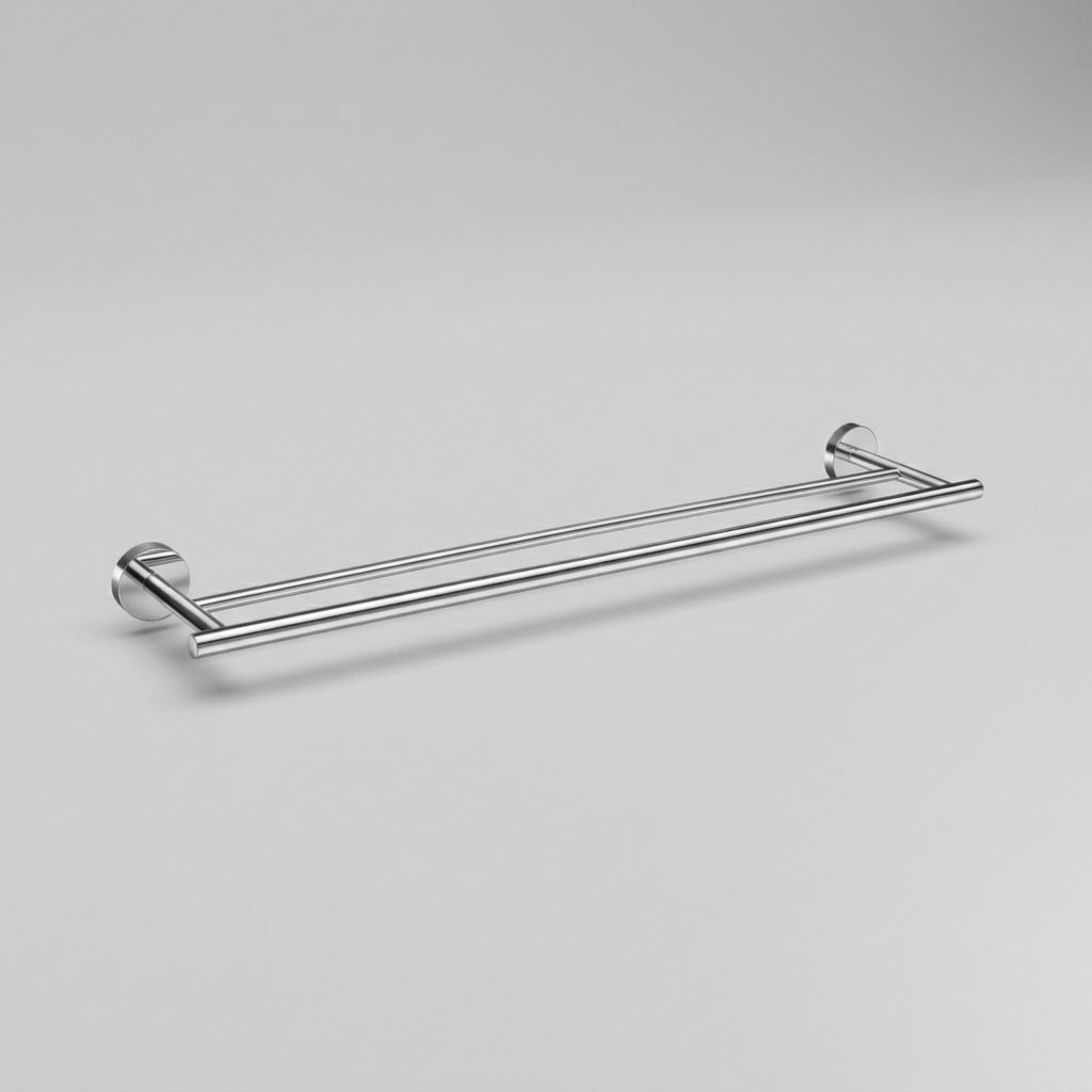 Smedbo Home Double Towel Rail - Polished Chrome