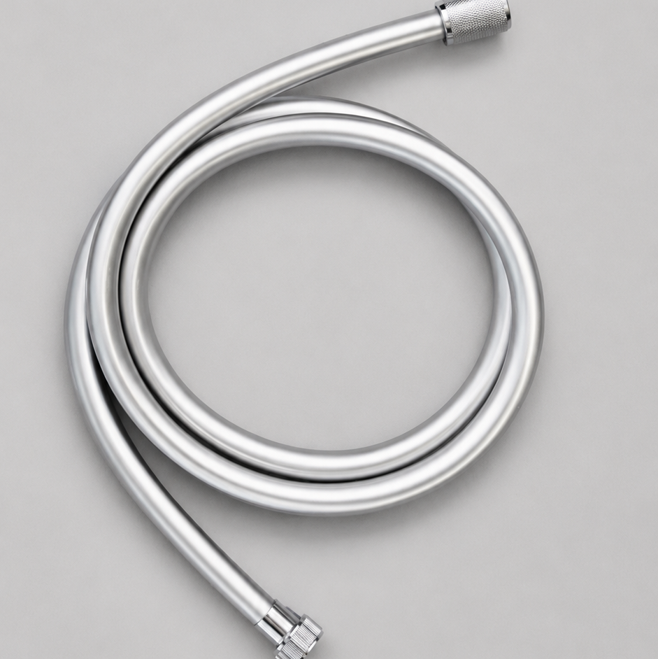 PVC Shower Hose 150cm Silver