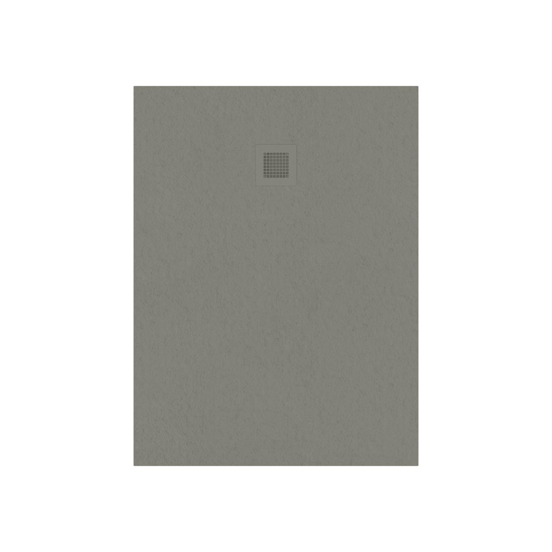Slate Effect Rectangular Shower Tray - Taupe