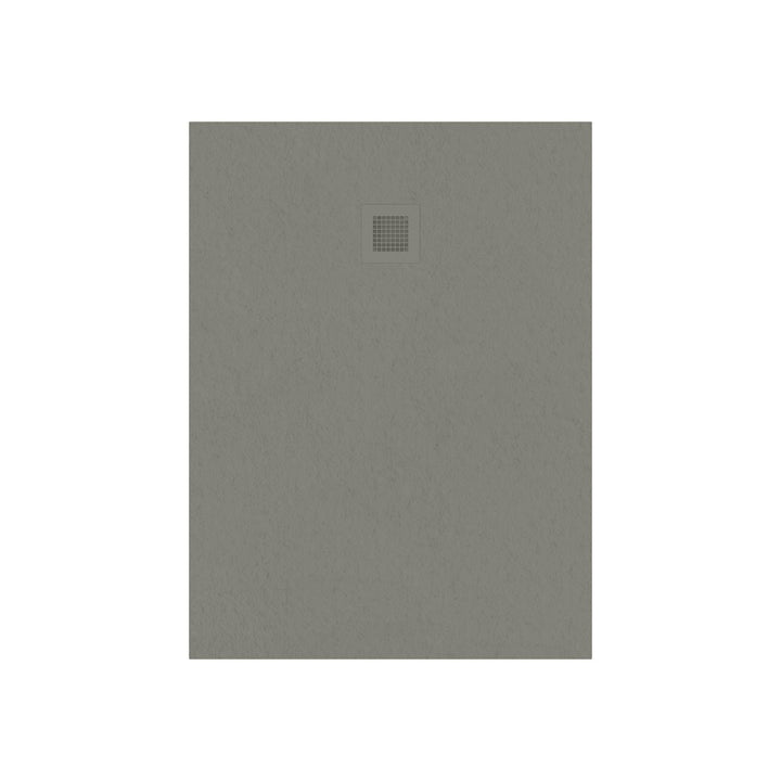 Slate Effect Rectangular Shower Tray - Taupe
