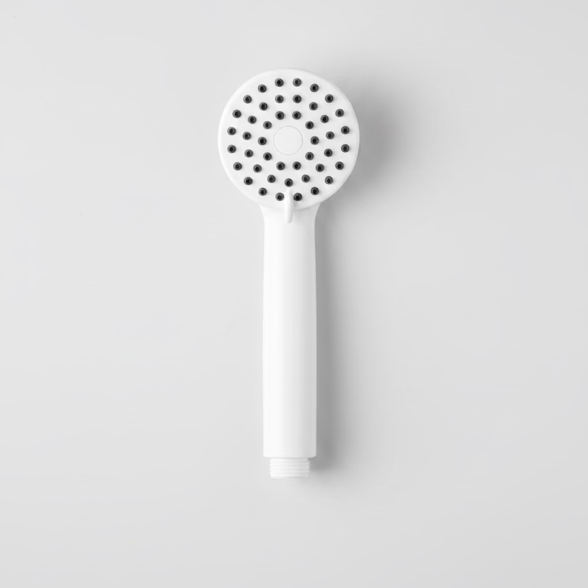 Single Function Shower Head - White
