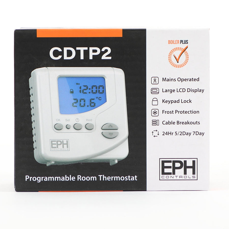 EPH DIGITAL PROGRAMMABLE ROOM STAT MAINS
