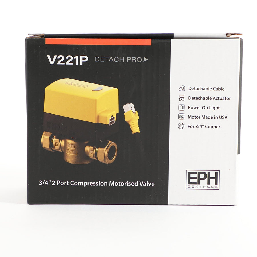 EPH 3/4" C X C  2 PORT  MOTORISED VALVE