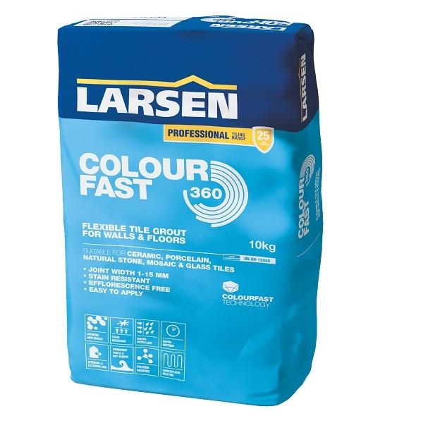 LARSEN COLOURFAST GROUT SILVER GREY/10KG