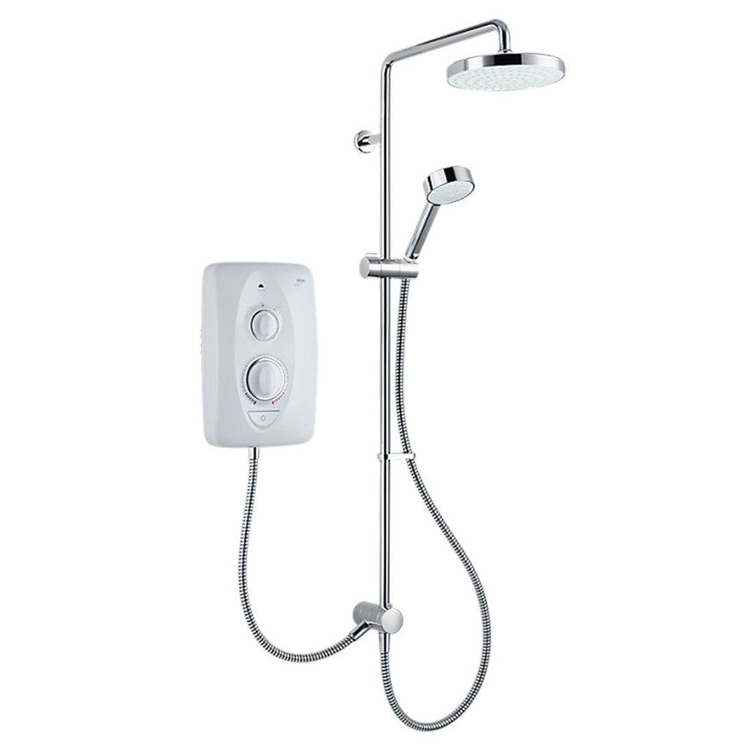 Mira Jump Dual Multi-Fit (9.5 kW) Electric Shower (White)