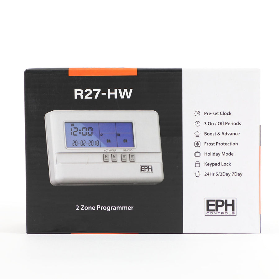 EPH R27 2 ZONE PROGRAMMER
