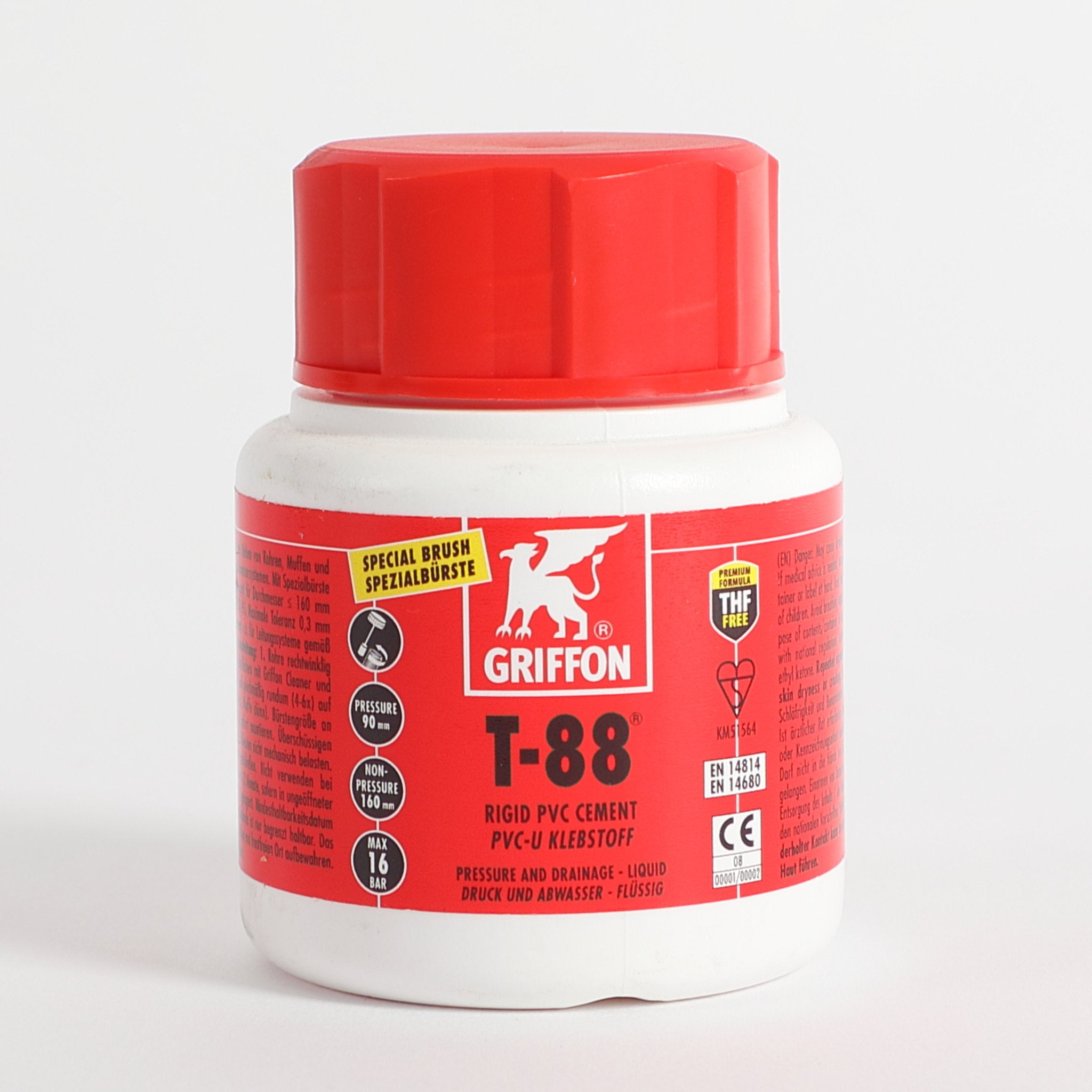 Griffon T-88 Fast-Curing Rigid PVC Pipe Solvent Cement (250ml ...